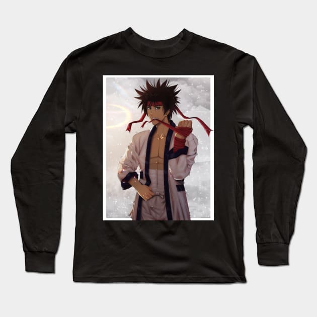 Sanosuke Sagara Rurouni Kenshin Long Sleeve T-Shirt by DeyvidEndo182